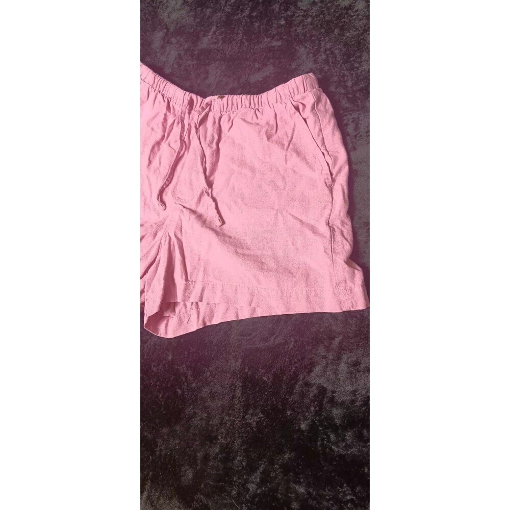 Gap Linen Blend Pull On Shorts S Orchid Pink Coastal Beachy Quiet Luxury Cruise - Picture 6 of 12